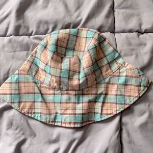 Bucket hat<33 blue and pink:D